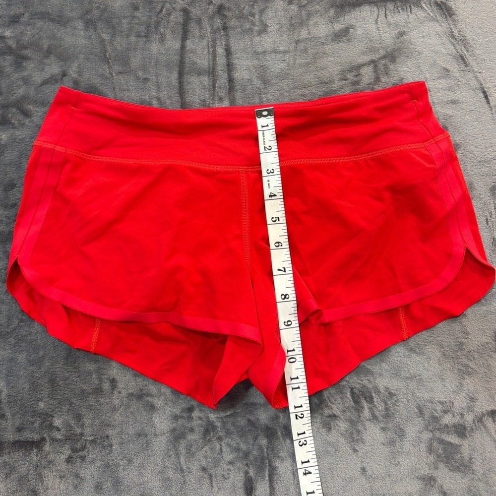 Lululemon Speed Up Shorts Womens Red Low Rise Running 2.5" Inseam Size 8 - Picture 8 of 9